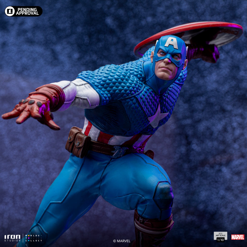 Pre-Order Iron Studios Marvel Captain America Art Scale Statue